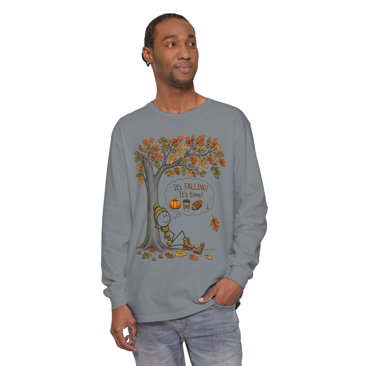It's Falling It's time - Autumn Fun Collection  Long sleeve T-shirt