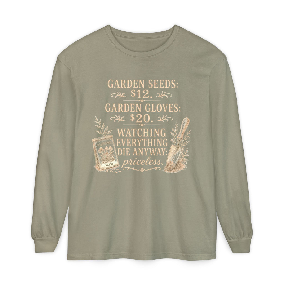 Garden Seeds $12.   Autumn fun! Collection  -  Long sleeve T-shirt