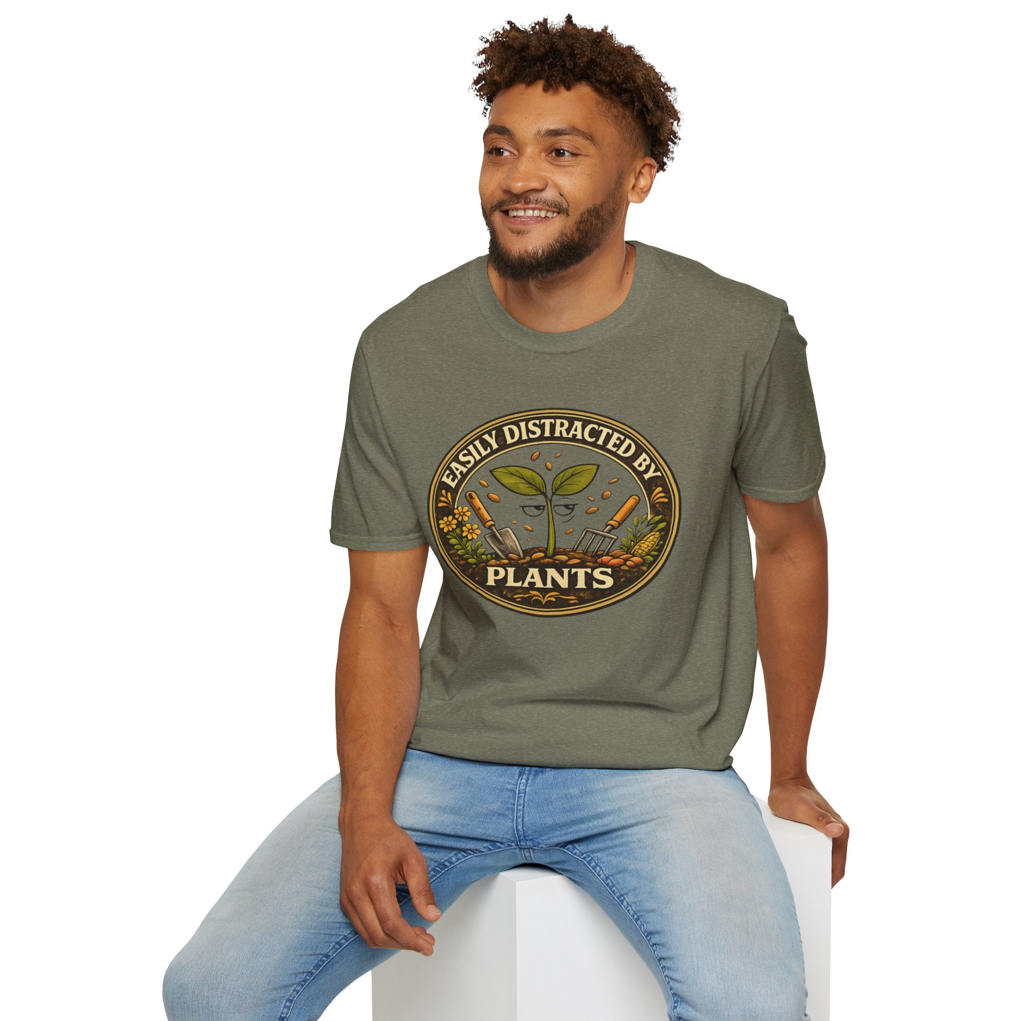 Easily Distracted by Plants - Logos and Badges Collection
