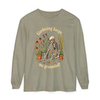 Gardening keeps me Grounded!  - Long sleeve T-shirt - Autumn Fun Collection