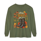 IF the Boots Fit...!  - Long sleeve T-shirt - Autumn Fun Collection