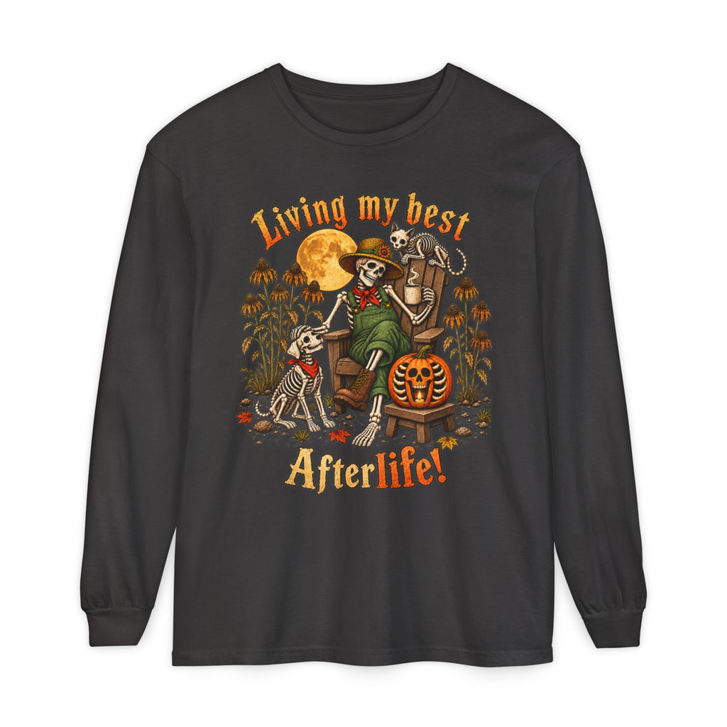 Living My Best AfterLife  - Long sleeve T-shirt  - Autumn Fun Collection