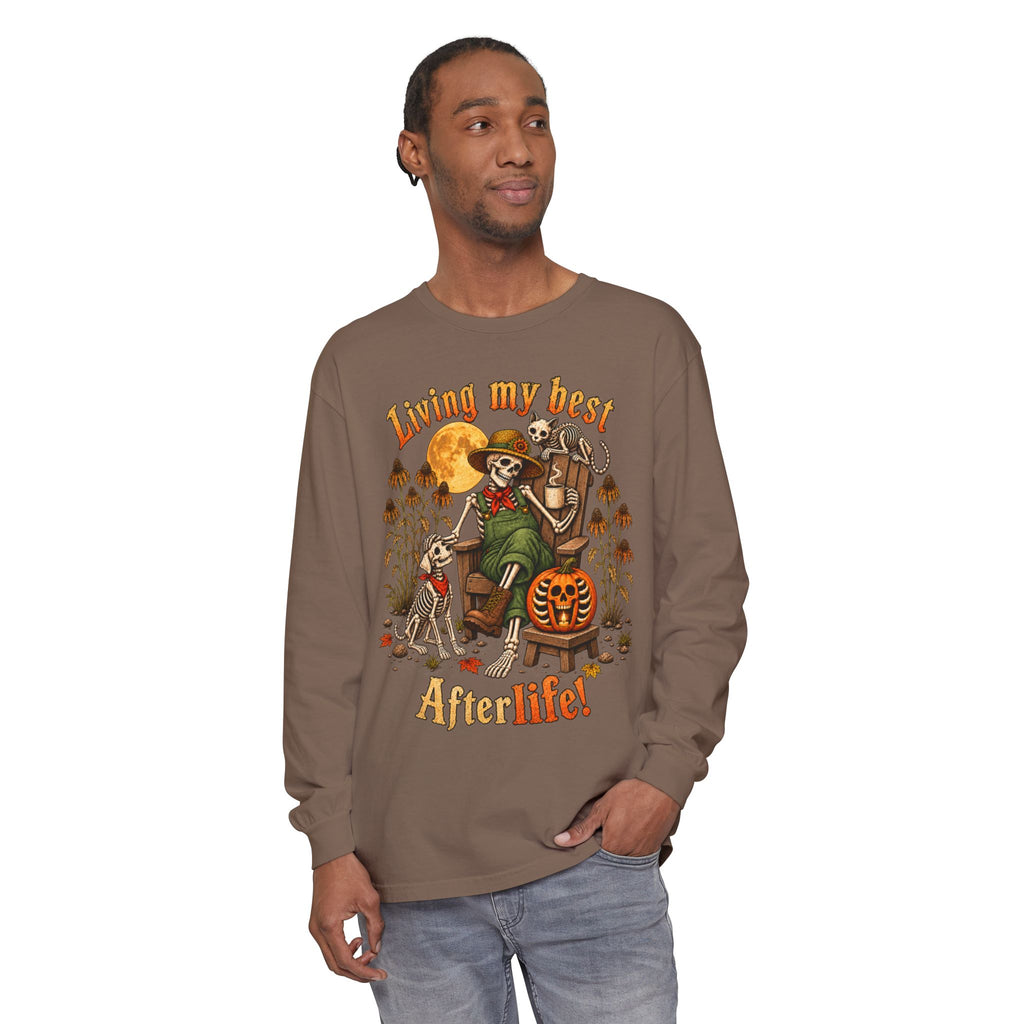Living My Best AfterLife  - Long sleeve T-shirt  - Autumn Fun Collection