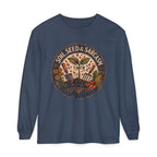 SOIL, SEED & SARCASM - Brand Logo  -  Grunge effect Long sleeve T-shirt