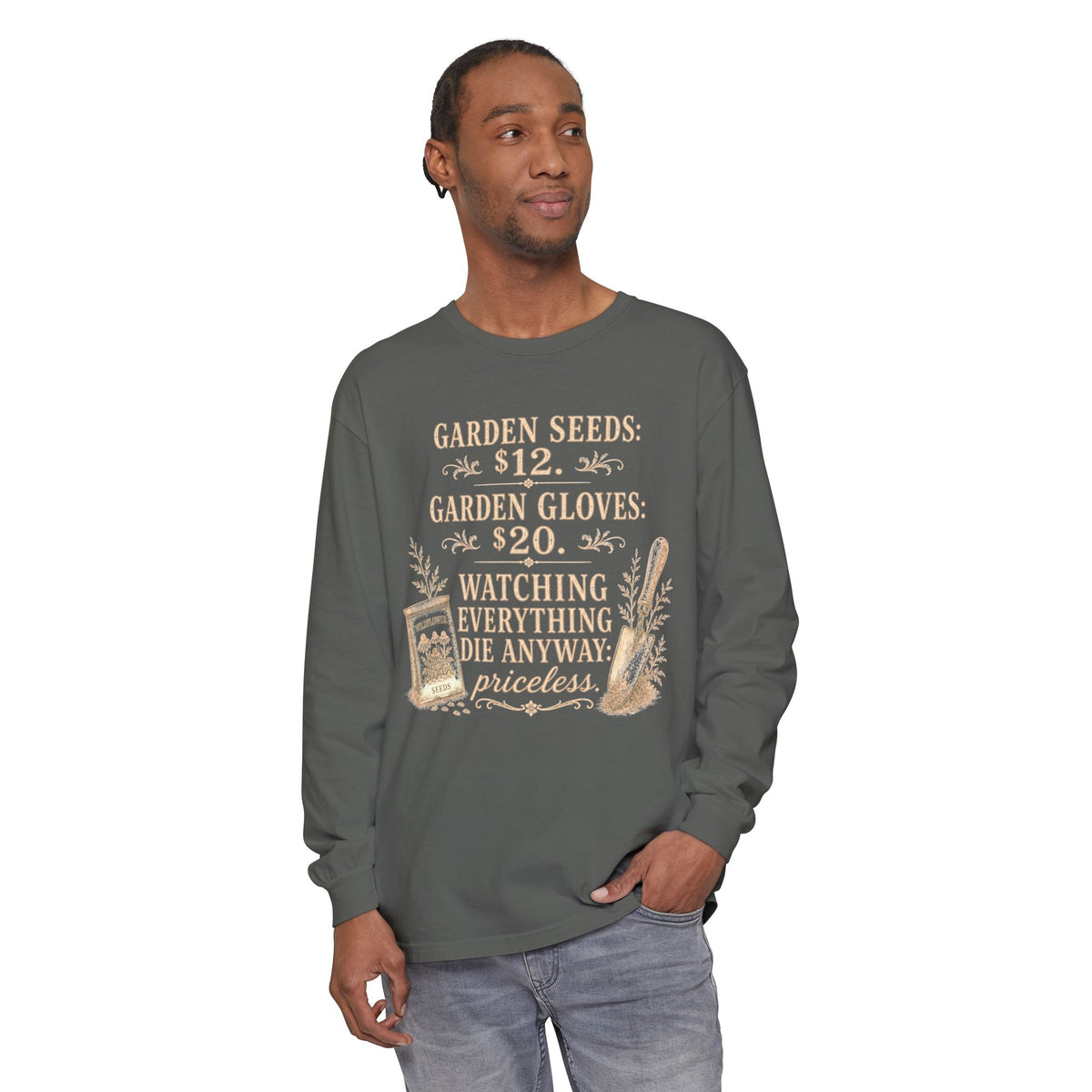 Garden Seeds $12.   Autumn fun! Collection  -  Long sleeve T-shirt