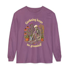 Gardening keeps me Grounded!  - Long sleeve T-shirt - Autumn Fun Collection