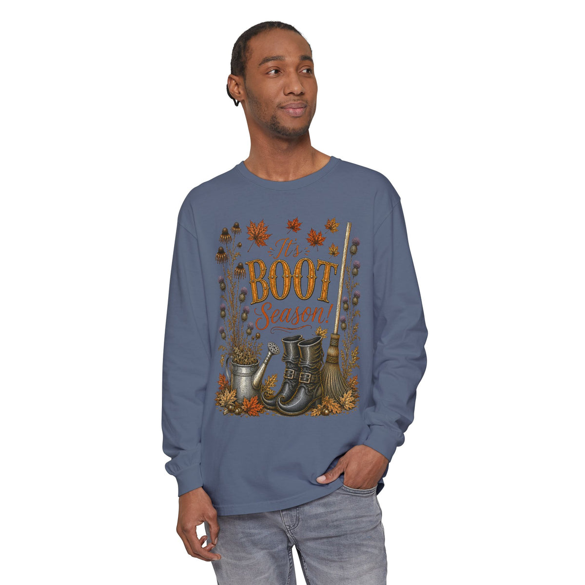 it's BOOT Season!  Autumn Fun collection  -  Long sleeve T-shirt