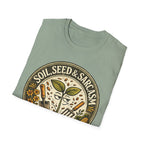"SOIL, SEED & SARCASM"  Brand Logo