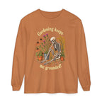Gardening keeps me Grounded!  - Long sleeve T-shirt - Autumn Fun Collection