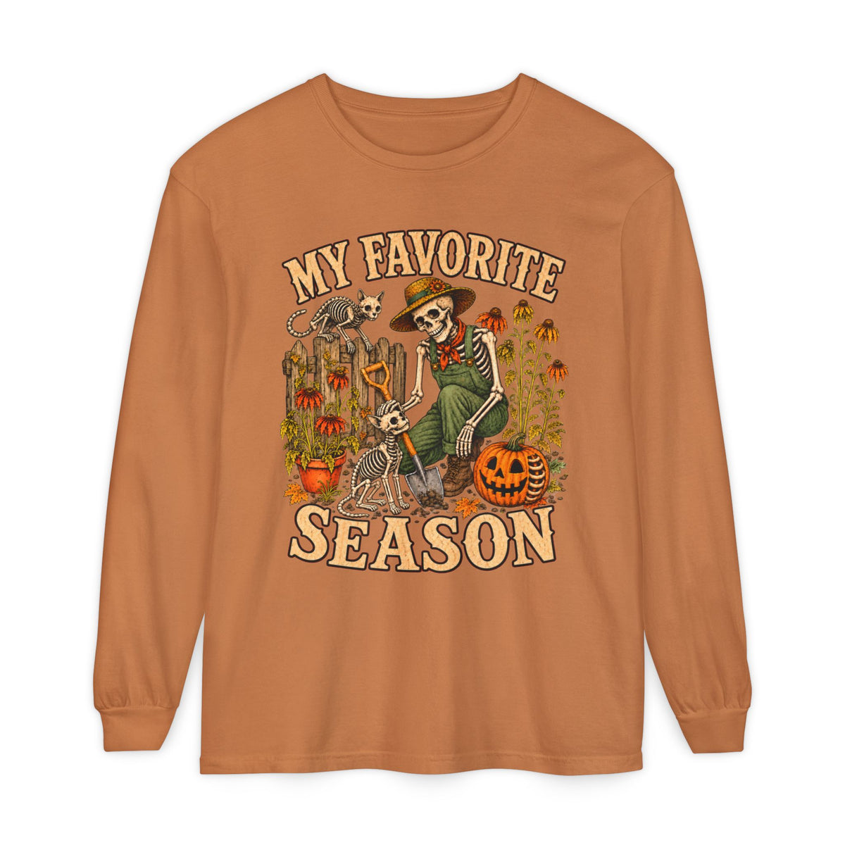 My FAVORITE SEASON - Long sleeve T-shirt Autumn Fun Collection
