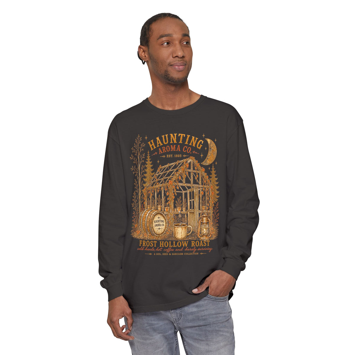 Frost Hollow Roast - Haunting Aroma Co. Collection - Long Sleeve Tee