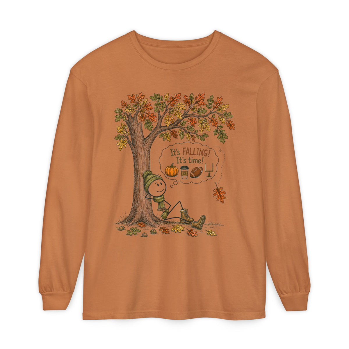 It's Falling It's time - Autumn Fun Collection  Long sleeve T-shirt