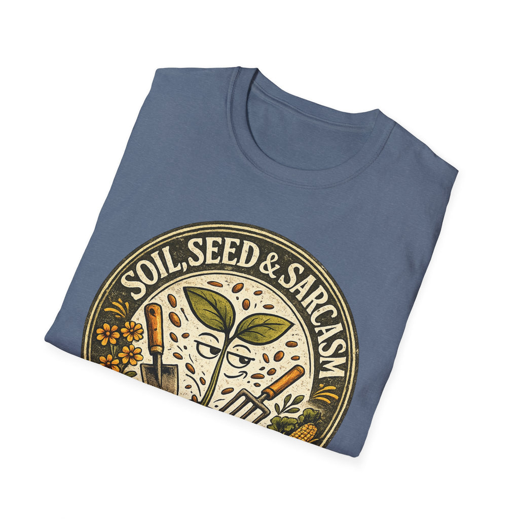 "SOIL, SEED & SARCASM"  Brand Logo