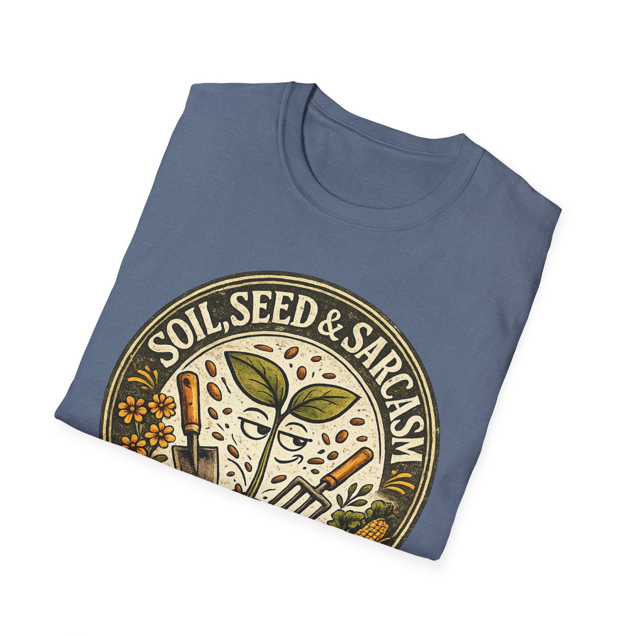 "SOIL, SEED & SARCASM"  Brand Logo