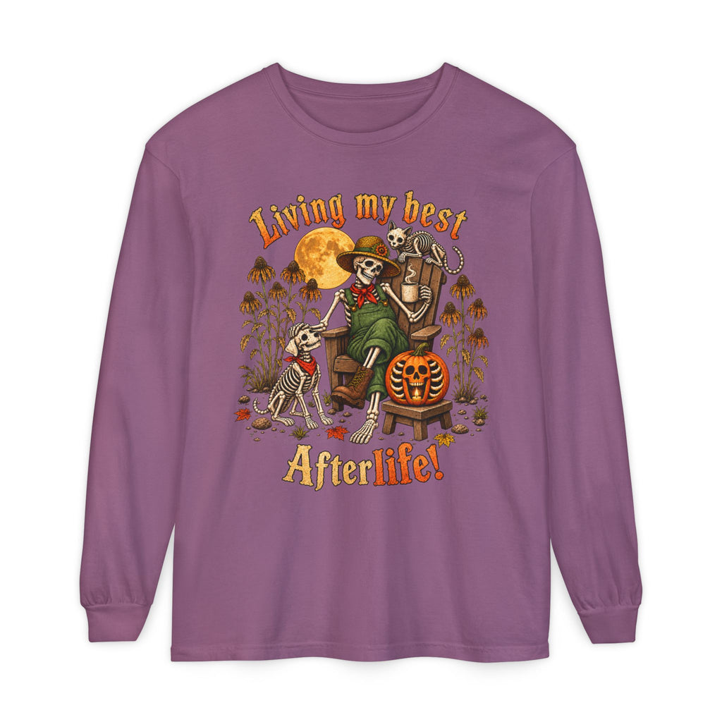 Living My Best AfterLife  - Long sleeve T-shirt  - Autumn Fun Collection
