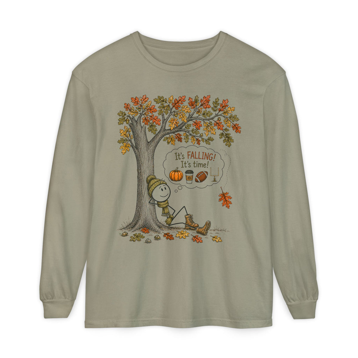 It's Falling It's time - Autumn Fun Collection  Long sleeve T-shirt