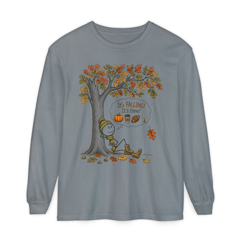 It's Falling It's time - Autumn Fun Collection  Long sleeve T-shirt
