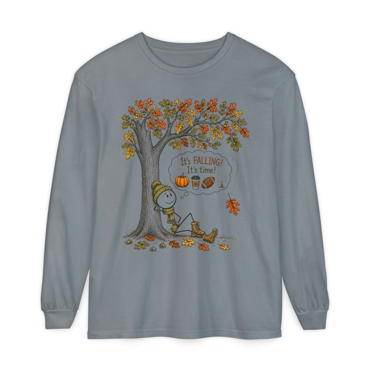 It's Falling It's time - Autumn Fun Collection  Long sleeve T-shirt
