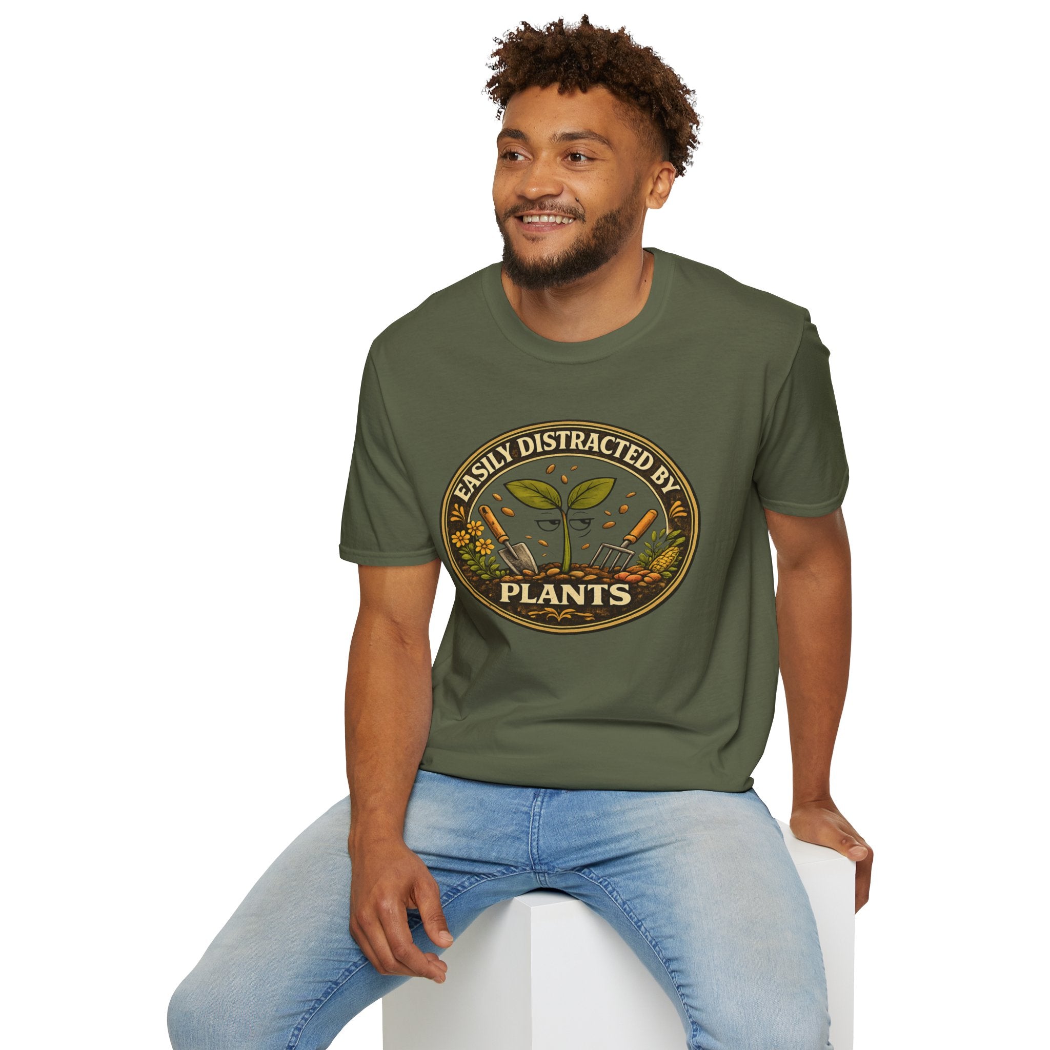 Easily Distracted by Plants - Logos and Badges Collection