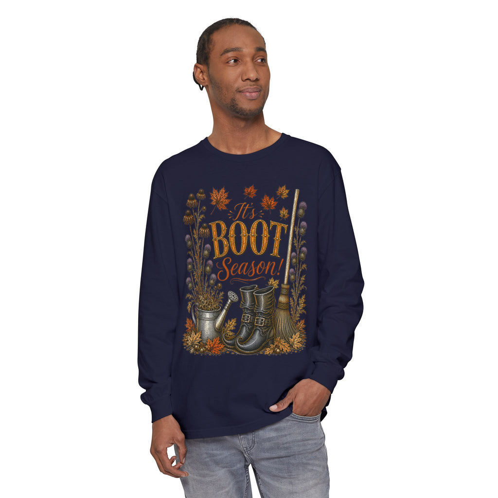 it's BOOT Season!  Autumn Fun collection  -  Long sleeve T-shirt