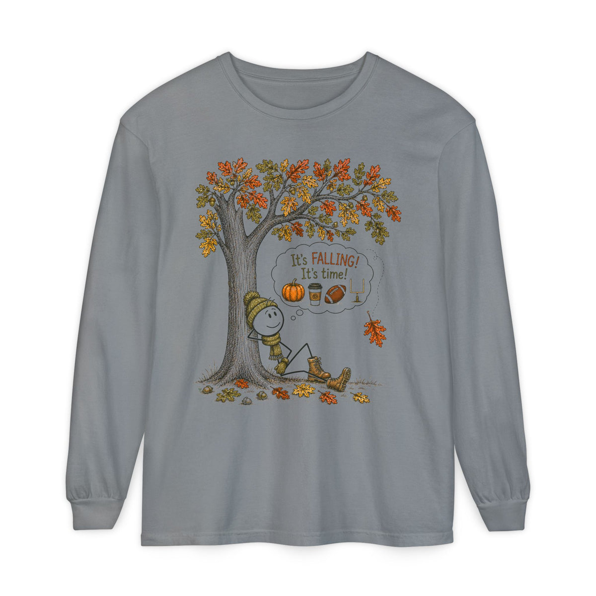 It's Falling It's time - Autumn Fun Collection  Long sleeve T-shirt