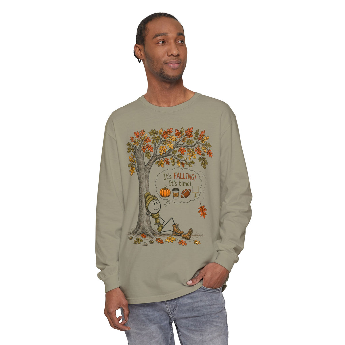 It's Falling It's time - Autumn Fun Collection  Long sleeve T-shirt