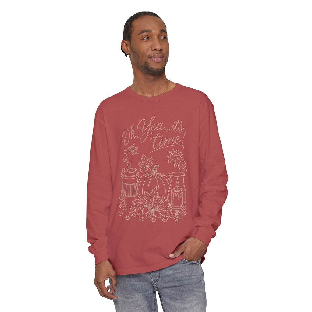 Oh Yea... It's Time!  Autumn Fun collection  -  Long sleeve T-shirt