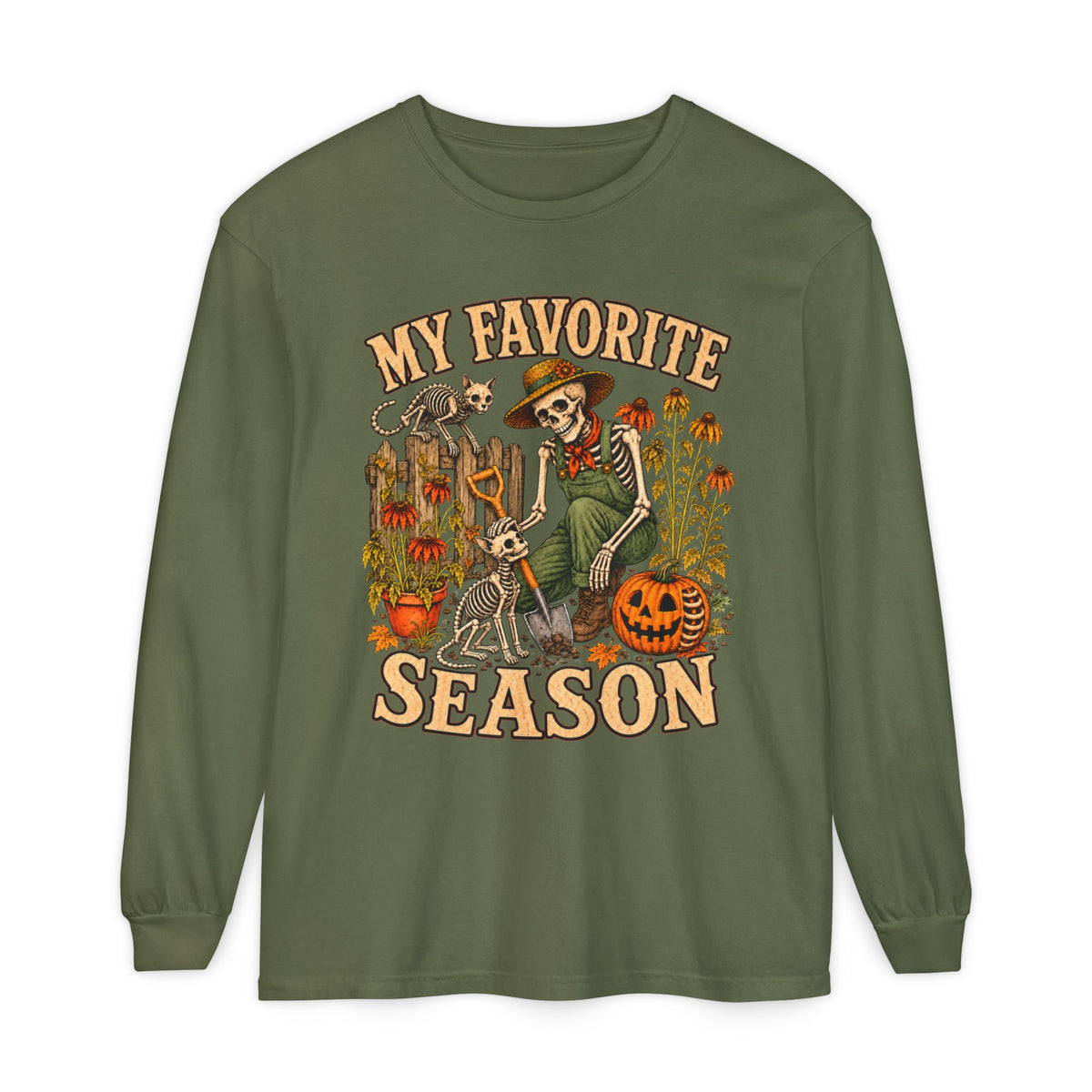 My FAVORITE SEASON - Long sleeve T-shirt Autumn Fun Collection