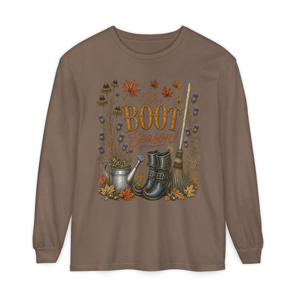 it's BOOT Season!  Autumn Fun collection  -  Long sleeve T-shirt