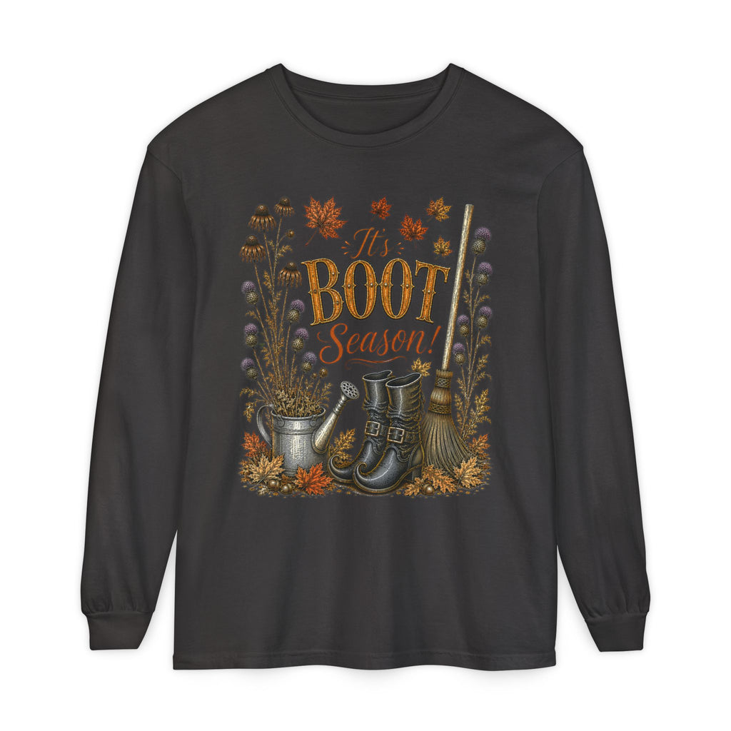 it's BOOT Season!  Autumn Fun collection  -  Long sleeve T-shirt