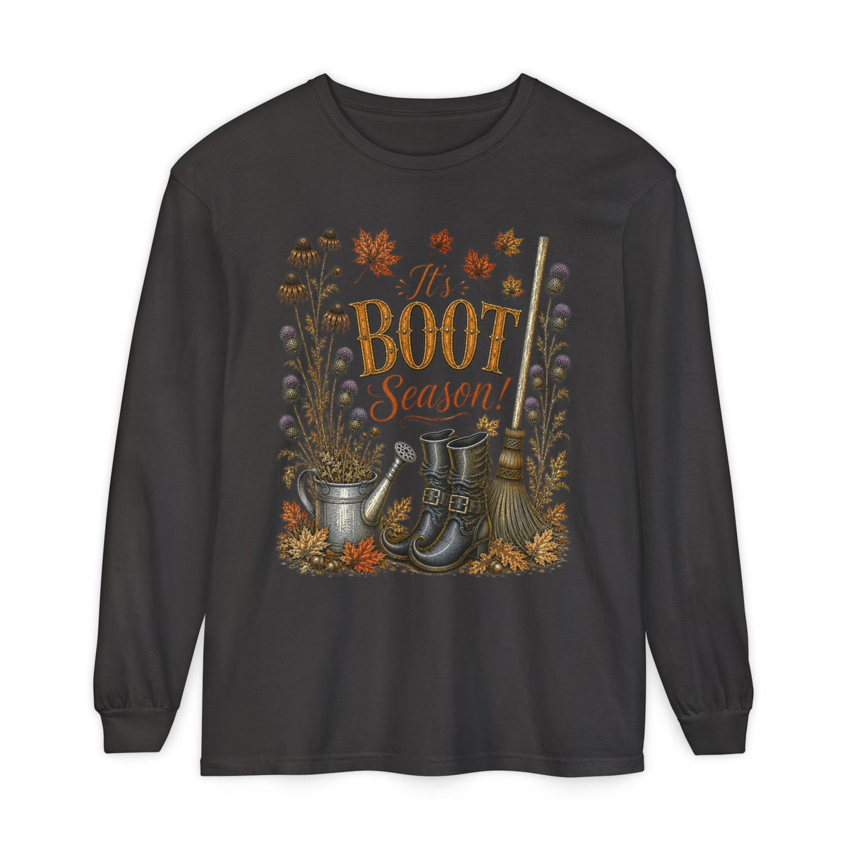 it's BOOT Season!  Autumn Fun collection  -  Long sleeve T-shirt
