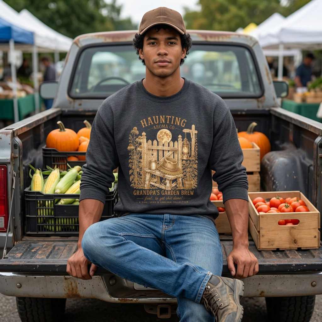 Grandpa's Garden Brew - Haunting Aroma Co. Collection  - Sweatshirt