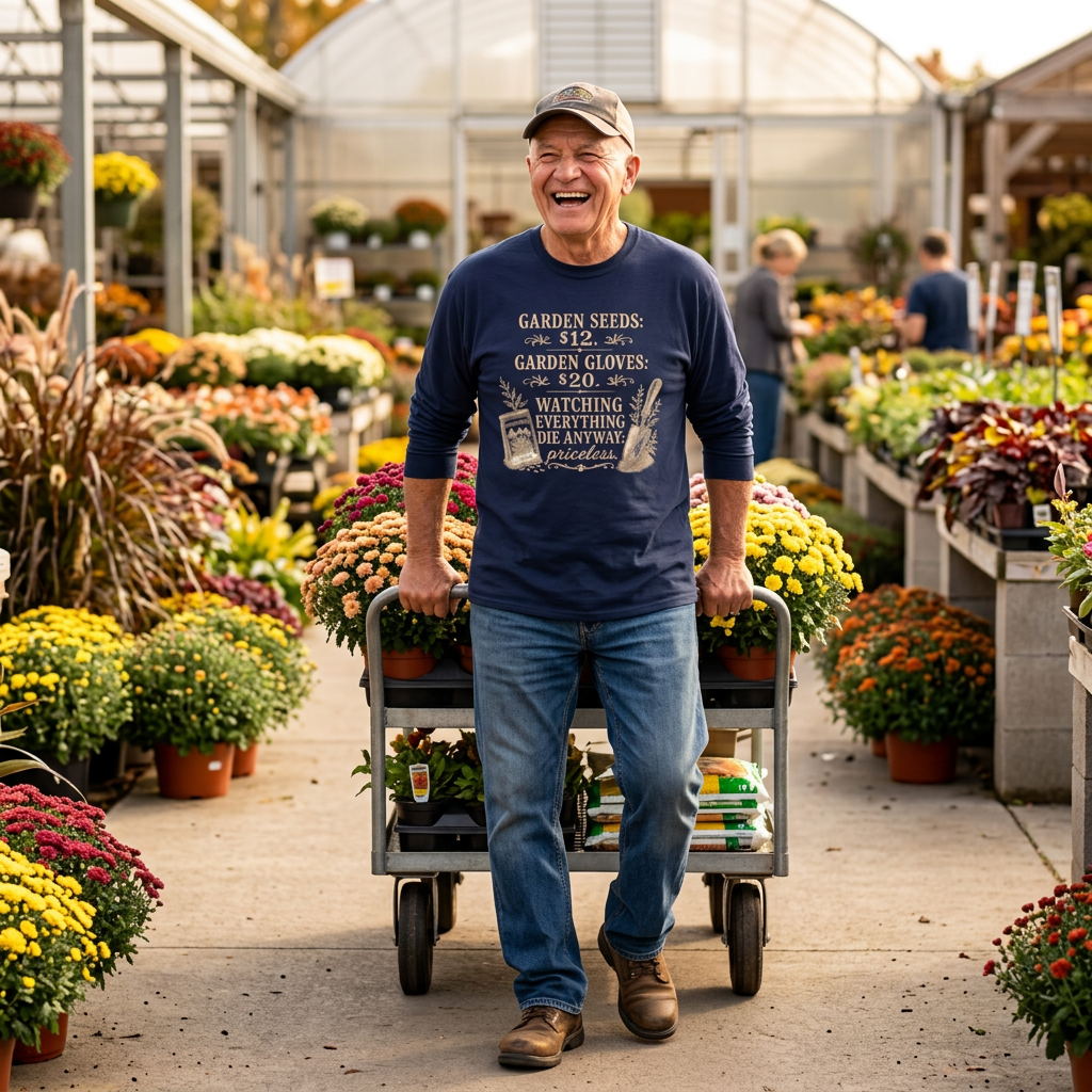 Garden Seeds $12.   Autumn fun! Collection  -  Long sleeve T-shirt