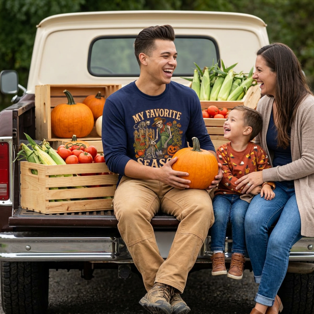 My FAVORITE SEASON - Long sleeve T-shirt Autumn Fun Collection