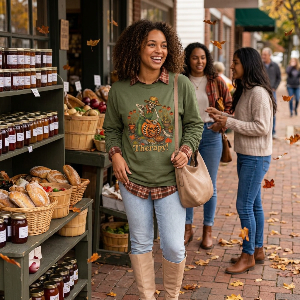 Therapy! - Long sleeve T-shirt Autumn Fun Collection
