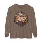 SOIL, SEED & SARCASM - Brand Logo  -  Grunge effect Long sleeve T-shirt