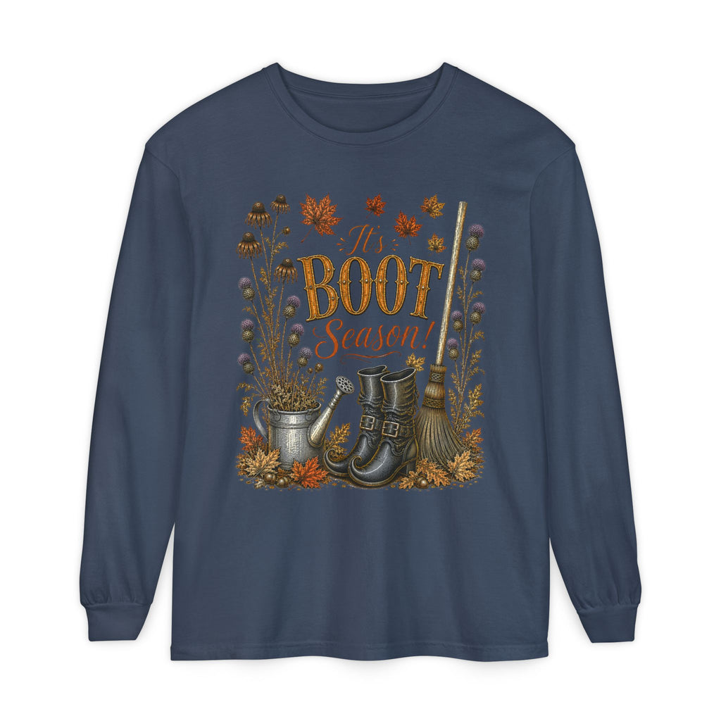 it's BOOT Season!  Autumn Fun collection  -  Long sleeve T-shirt