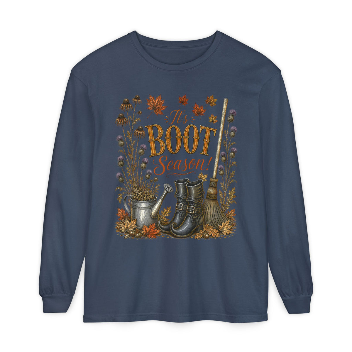 it's BOOT Season!  Autumn Fun collection  -  Long sleeve T-shirt