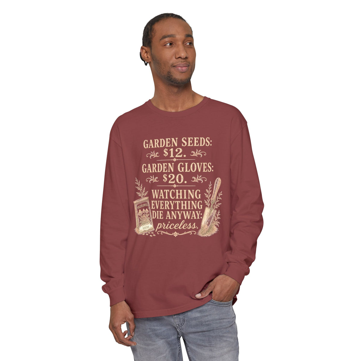 Garden Seeds $12.   Autumn fun! Collection  -  Long sleeve T-shirt