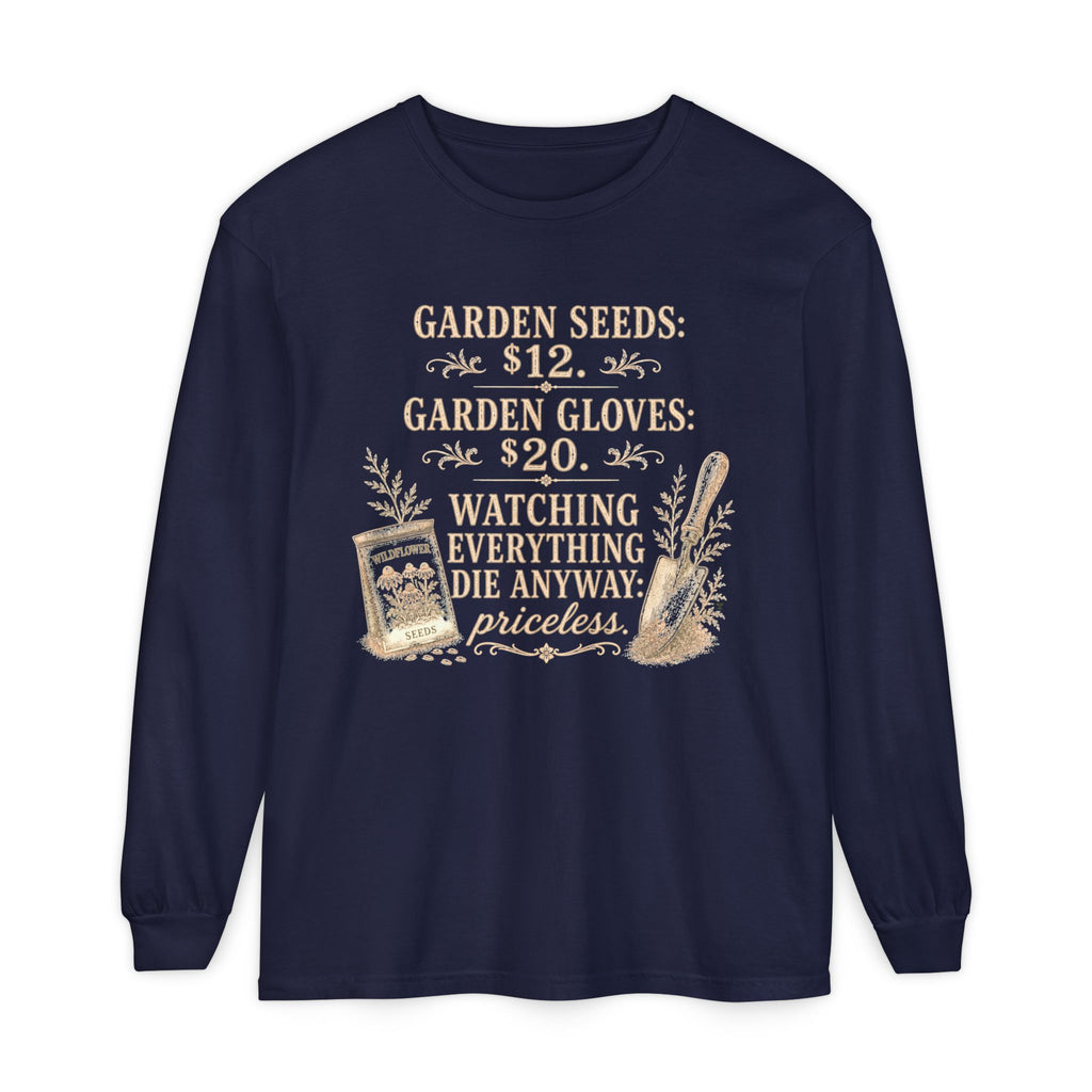 Garden Seeds $12.   Autumn fun! Collection  -  Long sleeve T-shirt