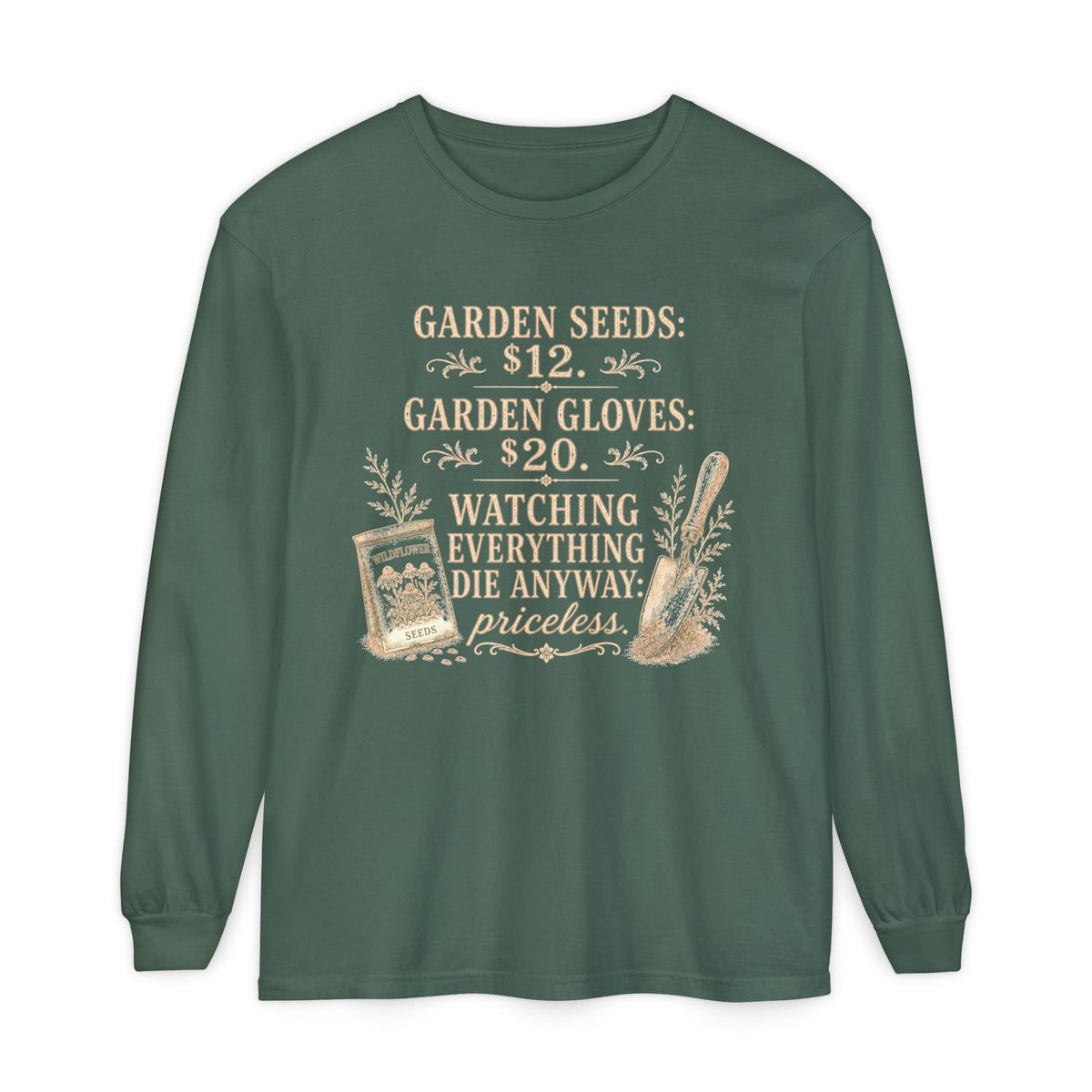 Garden Seeds $12.   Autumn fun! Collection  -  Long sleeve T-shirt