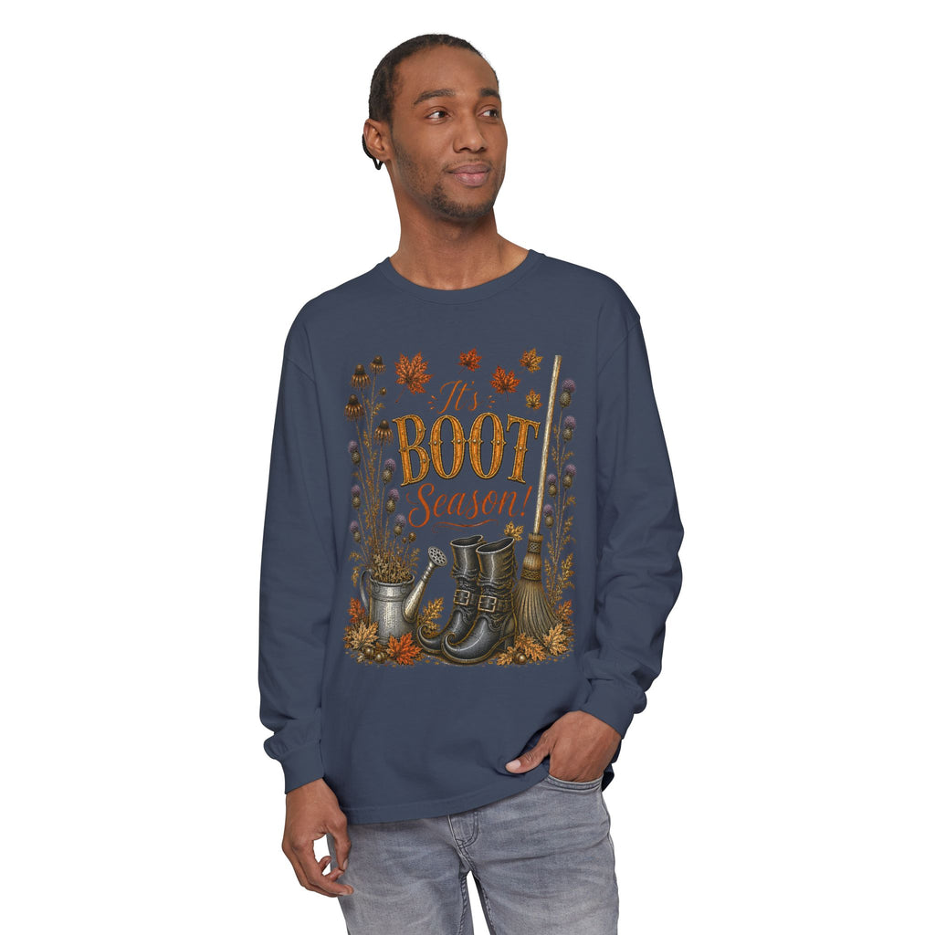 it's BOOT Season!  Autumn Fun collection  -  Long sleeve T-shirt