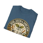 "SOIL, SEED & SARCASM"  Brand Logo