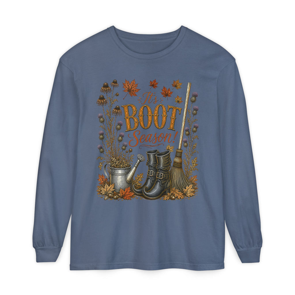 it's BOOT Season!  Autumn Fun collection  -  Long sleeve T-shirt