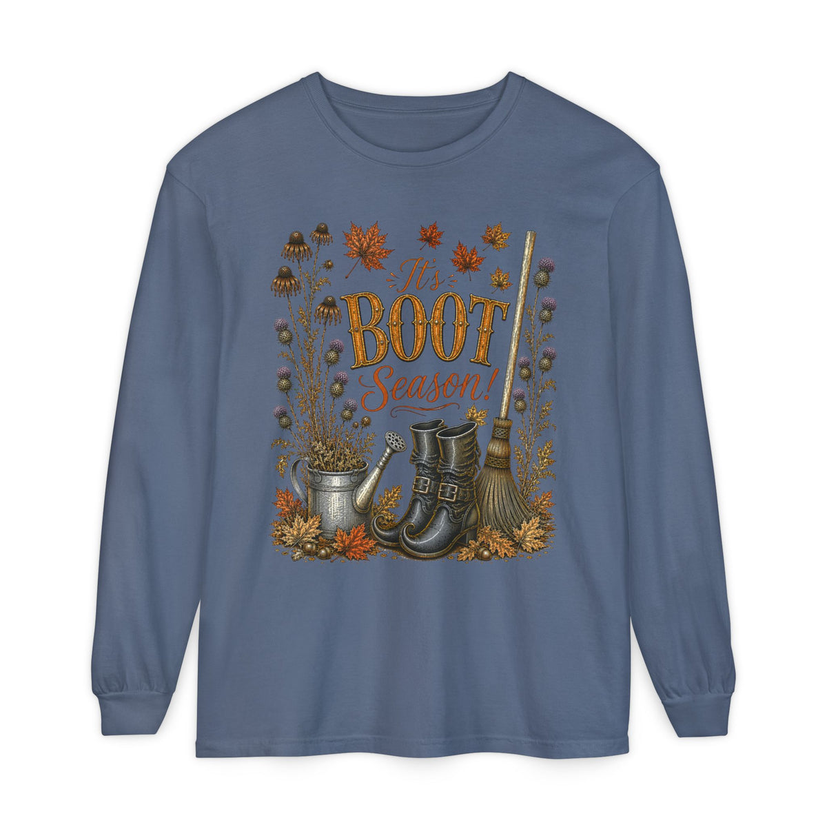 it's BOOT Season!  Autumn Fun collection  -  Long sleeve T-shirt