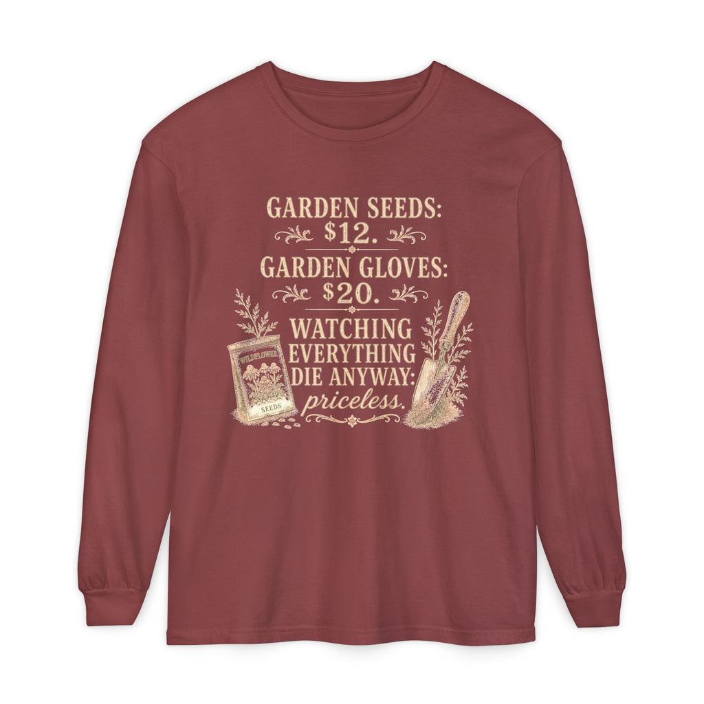 Garden Seeds $12.   Autumn fun! Collection  -  Long sleeve T-shirt