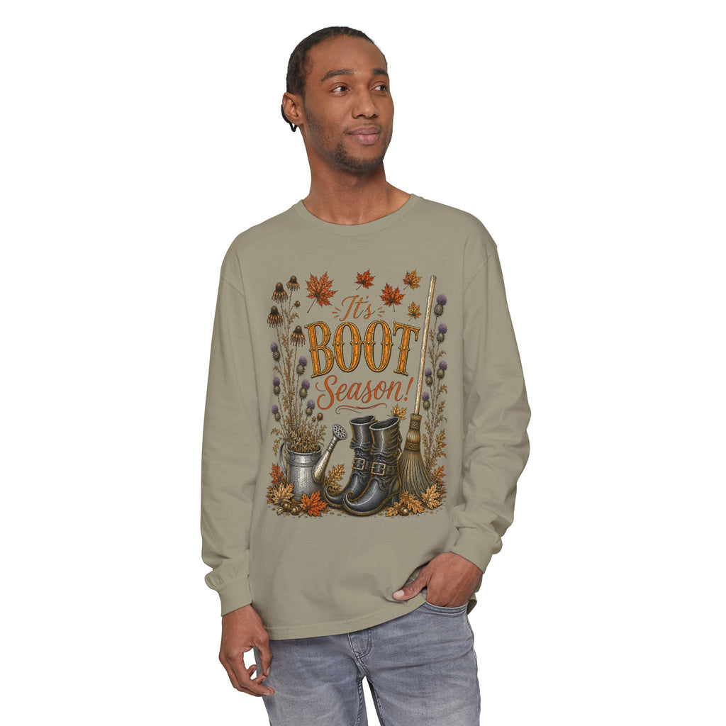 it's BOOT Season!  Autumn Fun collection  -  Long sleeve T-shirt