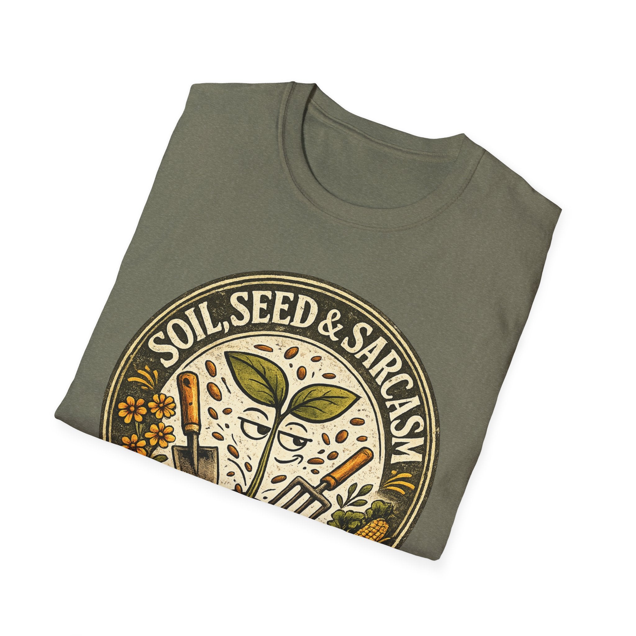 "SOIL, SEED & SARCASM"  Brand Logo