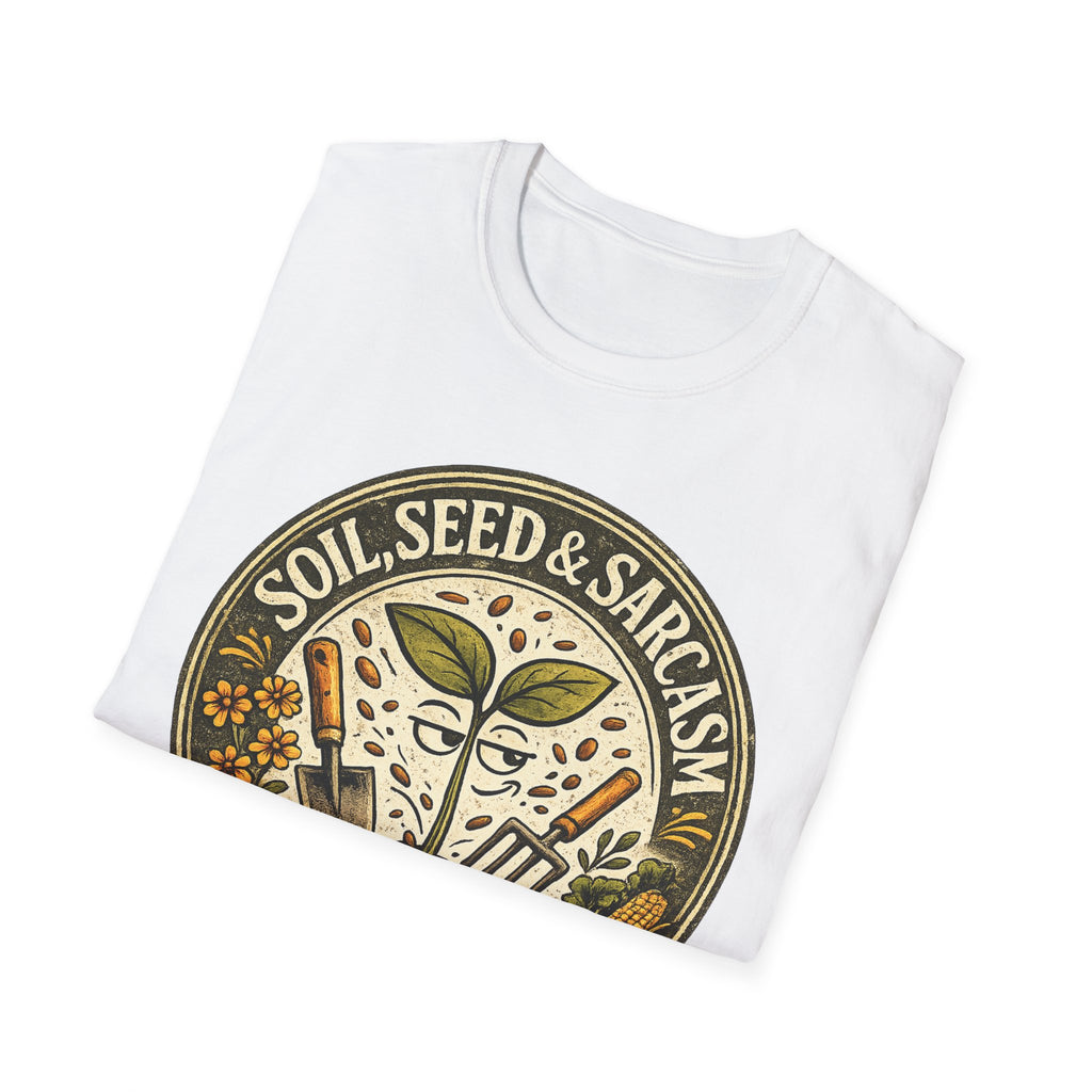 "SOIL, SEED & SARCASM"  Brand Logo