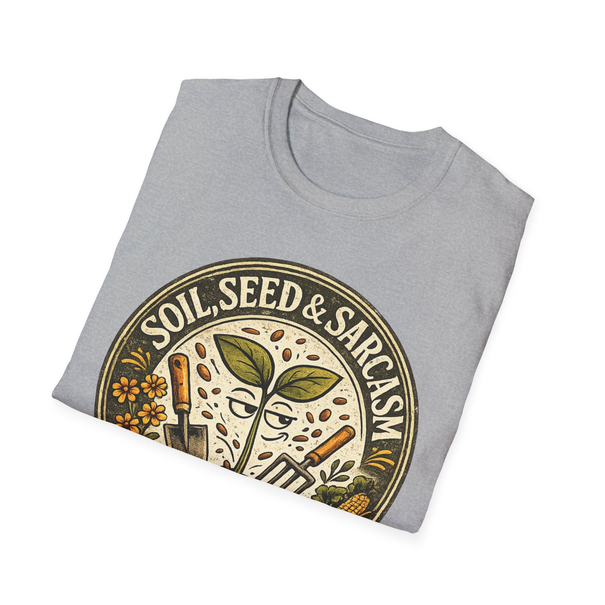"SOIL, SEED & SARCASM"  Brand Logo